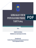 Kebijakan PNPM MPd 2014 (1)