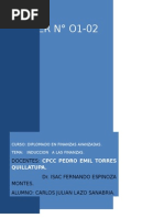 TALLER N° 01- FINANZAS AVANZADAS