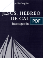 Barbaglio, Giuseppe - Jesus Hebreo de Galilea