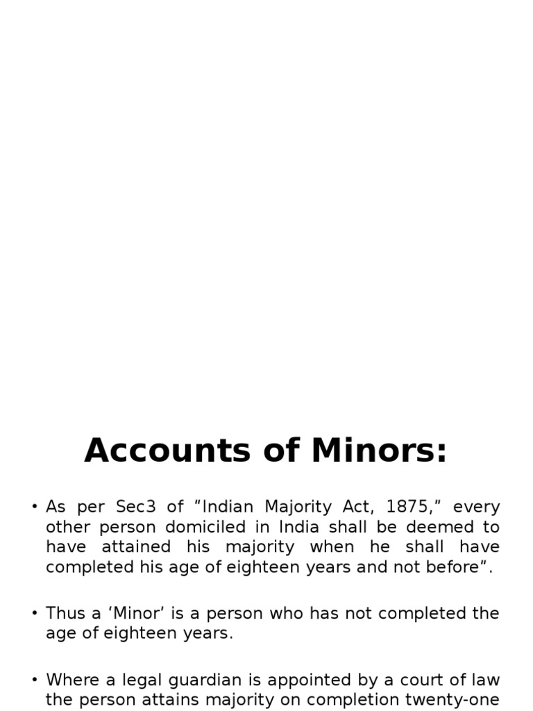 Minor Account PDF Legal Guardian Banks