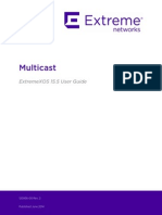 Multicast ExtremeXOS 15.5