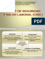 CSSL-Comité Seguridad Salud Laboral