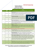 Syllabus of Gate (Ce) Online Test Series