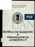 Requisitos de Un Establecimientos para La Planeacion de Menus para Los Servicios de Alimentacion, en La Materia de Alimentacion Institucional de La UNAM