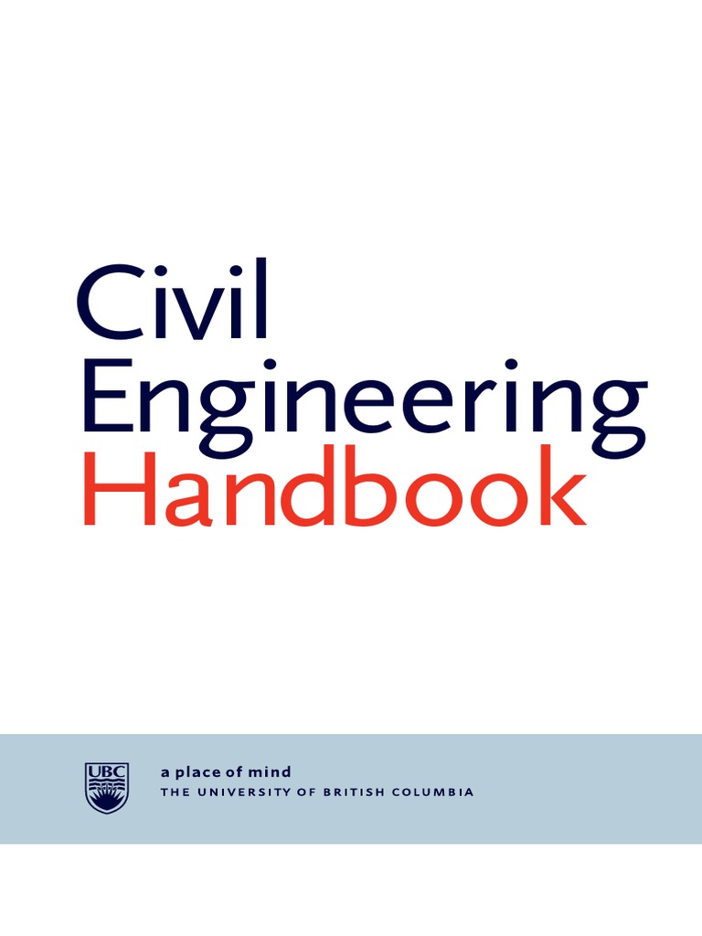 UBC Civil Engineering Student Handbook | PDF | Engineer | Engineering