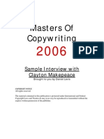 Masters of Copywriting - Sample Interview PDF