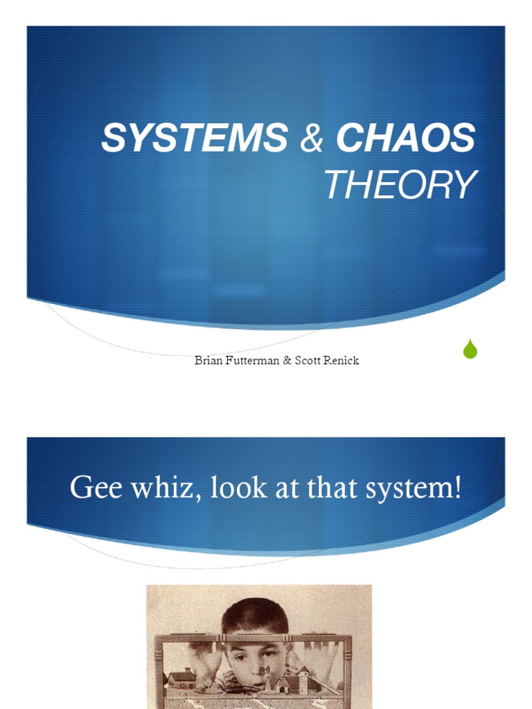 Chaos and Complexity in Systems Theory | PDF | Chaos Theory | Emergence