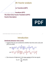 L29: Fourier Analysis