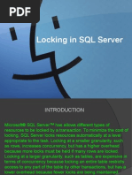 Locking in SQL Server