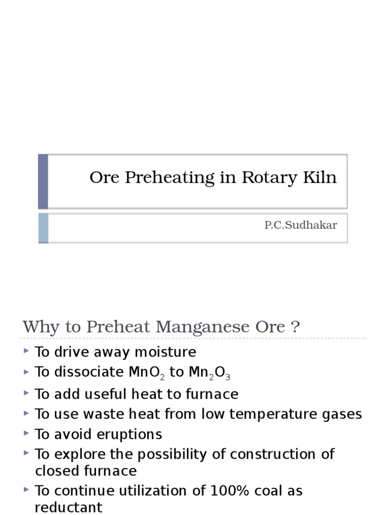 Ore Preheating PDF Boiler Furnace