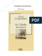 CALVINO_Italo_ as Cidades Invisíveis