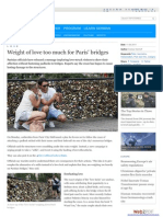 Weight of Love Too Much For Paris' Bridges