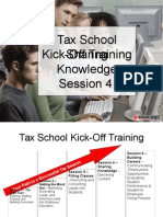 Tax School Kick-Off Training Session 4 Sharing Knowledge