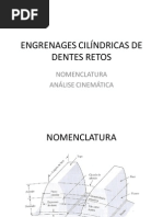 Engrenagens Cilíndricas de Dentes Retos