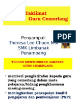 Taklimat Jawatan Guru Cemerlang