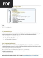 Time Management Configuration in SAP HCM - Sample