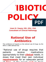 Antibiotic Policy