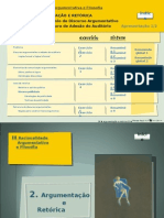argumentação e rétorica