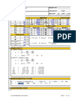 My Spreadsheet Combined Footing