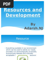 Resources and Development: by Adarsh - NJ