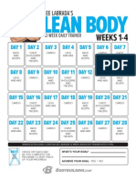Leanbody Labrada Calendar 