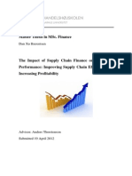 The Impact of Supply Chain Finance on Corporate Performance Improving Supply Chain Efficiency and Increasing Profitability