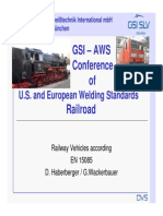 European Welding Standards For Railroad Georg Wackerbauer PDF