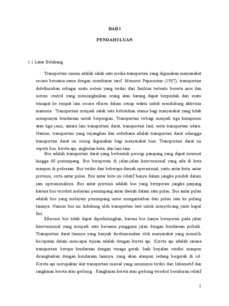 Laporan Penelitian Kualitatif Kemacetan