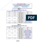 End Term Examination April-2015