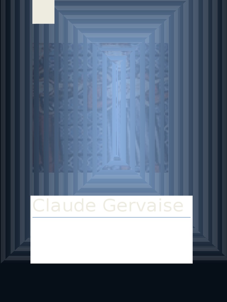 Claude Gervaise Música clásica Las artes escénicas