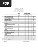 Schema Orara Clasa Pregatitoare-1