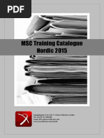 MSC Trainings 2015