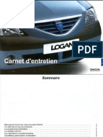 Dacia Carnet Entretien Logan 1.5 Dci