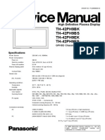 Panasonic TH-42PH9E Service Manual