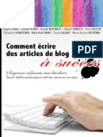 Comment Écrire Des Articles de Blog À Succès