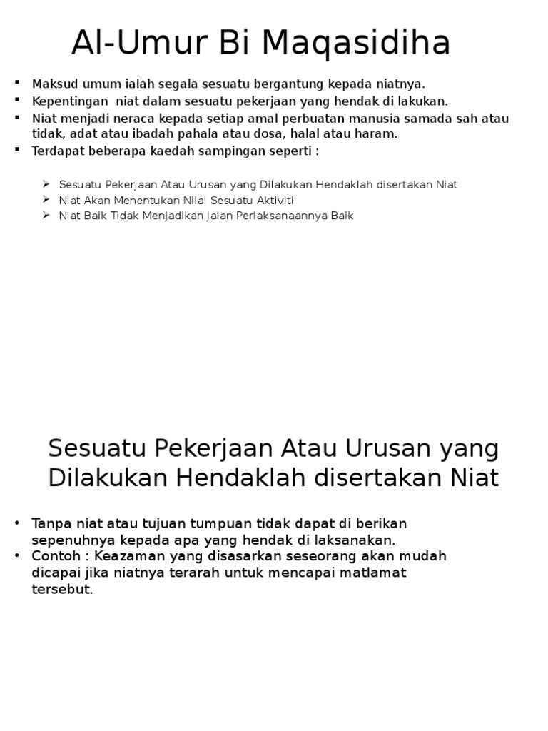 Al Umur Bi Maqasidiha Pdf