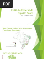 Apresentação Cursos de Aquicultura e Pesca