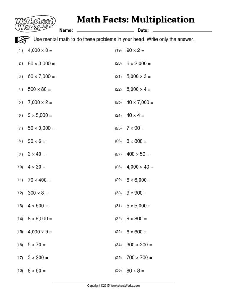Mulitplying Numbers Ending In0 | PDF