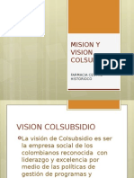 Mision y Vision Colsubsidio