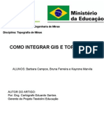 Integração de Topografia com GIS