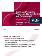 Continuent Tungsten  Proxies on Steroids for HA and Performance! Presentation
