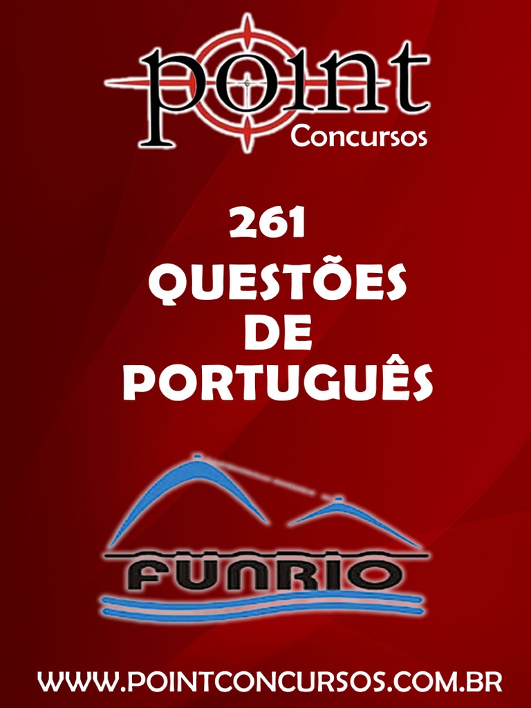 261 - Questões de Português - FUNRIO PDF | PDF | Educação à distância ...