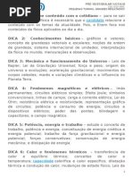 Dicas Enem