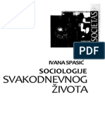 Ivana Spasić - Sociologije Svakodnevnog Života