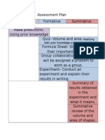 Assessment Plan