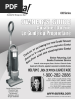 Download Eureka 430 Series Vacuum Cleaner Owners Guide by Justin SN260231588 doc pdf