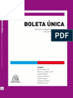 Boleta Única, estudio comparado de Córdoba y Santa Fe