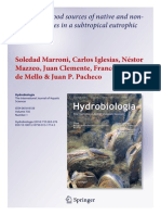 2014- Marroni Et Al. Hydrobiol Alternative Food Sources