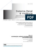 A Derrocada Do Estado de Bem-Estar e A Politização Do Saber Criminológico