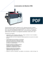 CNC Electroerosionadora de Alambre